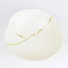 Cuencos en Porcelana Blanca y Pan de Oro Diseño de Lujo Italiano - Cicatroro viadurini