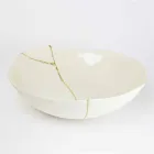 Cuencos en Porcelana Blanca y Pan de Oro Diseño de Lujo Italiano - Cicatroro viadurini