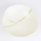 Cuencos en Porcelana Blanca y Pan de Oro Diseño de Lujo Italiano - Cicatroro viadurini