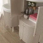 Columna con Cuatro Puertas con Procesamiento Cannetté Made in Italy - Candy viadurini