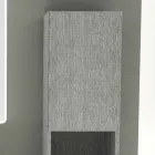 Columna de baño con 2 puertas en diseño moderno de madera ecológica Ambra, made in Italy viadurini