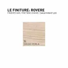 Columna suspendió baño con 2 puertas de madera de roble alegría, fabricado en Italia viadurini