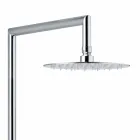 Columna de ducha de latón con cabezal de ducha y ducha de ABS Made in Italy - Padula viadurini