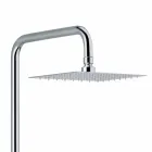 Columna de ducha monomando en latón acabado cromado Made in Italy - Padula viadurini