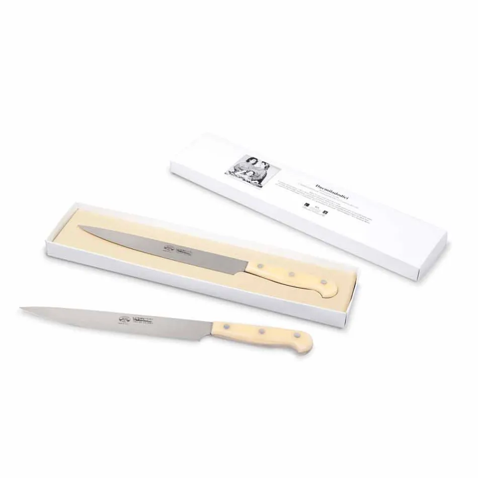 Cuchillo para asar salami de acero inoxidable Berti exclusivo para Viadurini - Gracco viadurini