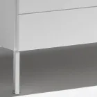 Cómoda de 3 cajones en aglomerado de madera pintada - Gemelli viadurini