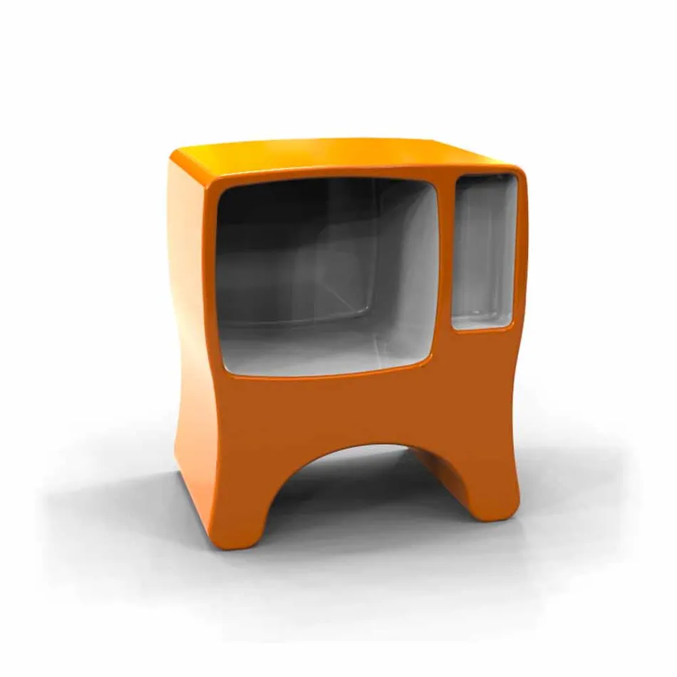 Mesita de noche de diseño en Adamantx® Catodico Made in Italy viadurini