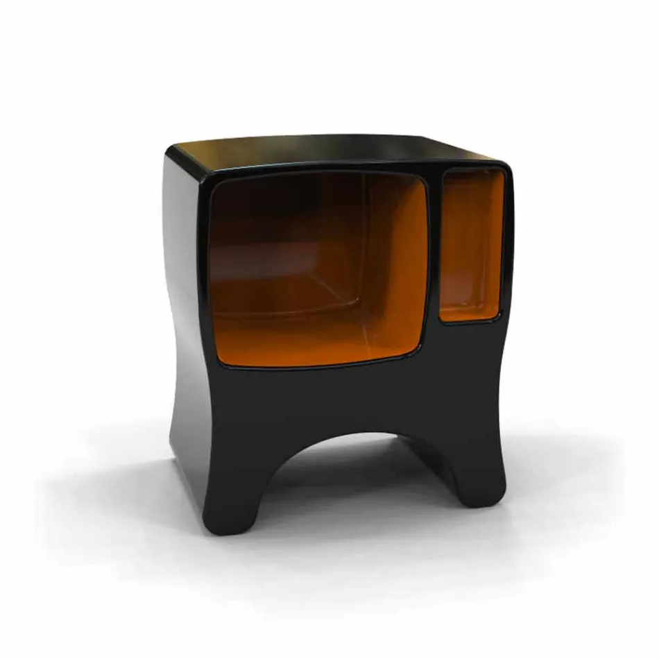 Mesita de noche de diseño en Adamantx® Catodico Made in Italy viadurini