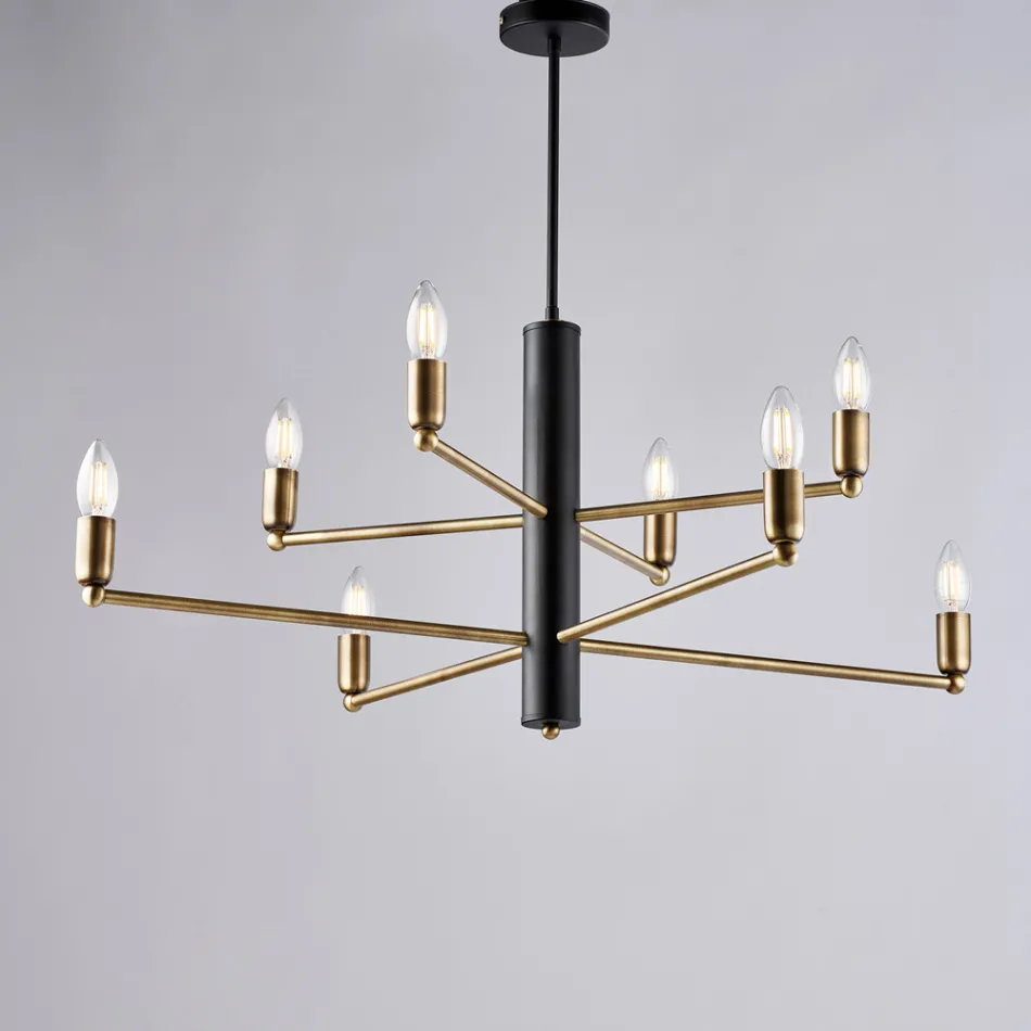 Complemento de diseño luminoso en vidrio y metal fabricado en Italia con un aspecto elegante - Ursa viadurini