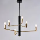 Complemento de diseño luminoso en vidrio y metal fabricado en Italia con un aspecto elegante - Ursa viadurini