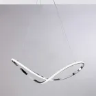 Un accesorio luminoso de cristal y metal fabricado en Italia con un gusto elegante: Apollo viadurini