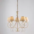 Draco, un luminoso accesorio de cristal y metal fabricado en Italia con un gusto elegante. viadurini