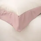 Juego de funda nórdica doble en 100% algodón y 10% algodón satinado - Detalle viadurini