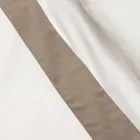 Juego de funda nórdica doble en 100% algodón y 10% algodón satinado - Detalle viadurini