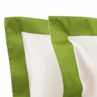 Juego de Sábanas de Satén para Cama Doble con Bordes de Colores - Jacinto viadurini