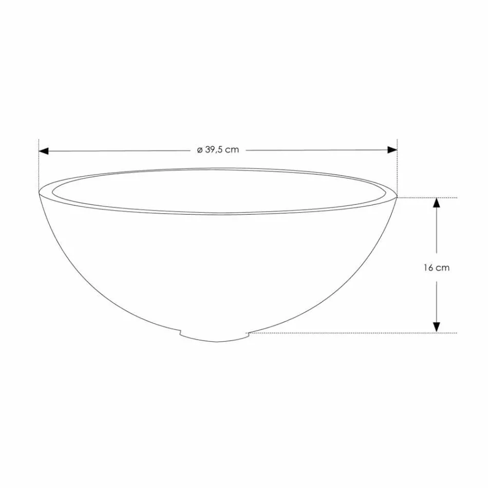 Mueble de Baño Composición 3 en Madera de Teca con Lavabo de Resina - Essence viadurini