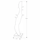 Mueble de Baño Composición 3 en Madera de Teca con Lavabo de Resina - Essence viadurini