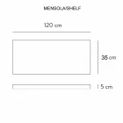 Composición 3 Mueble Baño Suspendido en Gres Porcelánico 4 Acabados - Rambina viadurini