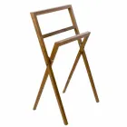 Mueble de baño Composición 4 en madera de teca y acero cromado - Beatles viadurini