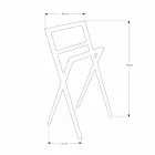 Mueble de baño Composición 4 en madera de teca y acero cromado - Beatles viadurini