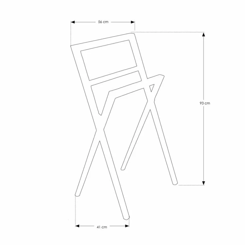 Mueble de baño Composición 4 en madera de teca y acero cromado - Beatles viadurini