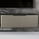 Composición de pared de salón moderna en MDF Made in Italy - Linn viadurini
