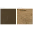 Composición de pared moderna en roble nórdico anudado y acabado en hierro - Siri viadurini