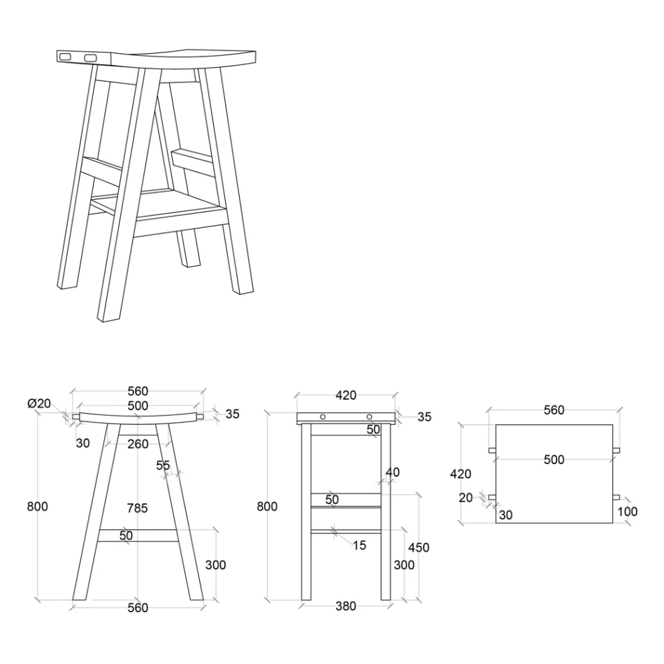 Composición de Muebles de Baño con Accesorios de Barro y Espejo - Maryse viadurini