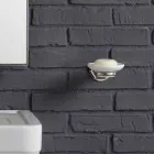 composición de muebles de baño con lavabo estructura metálica de belleza viadurini