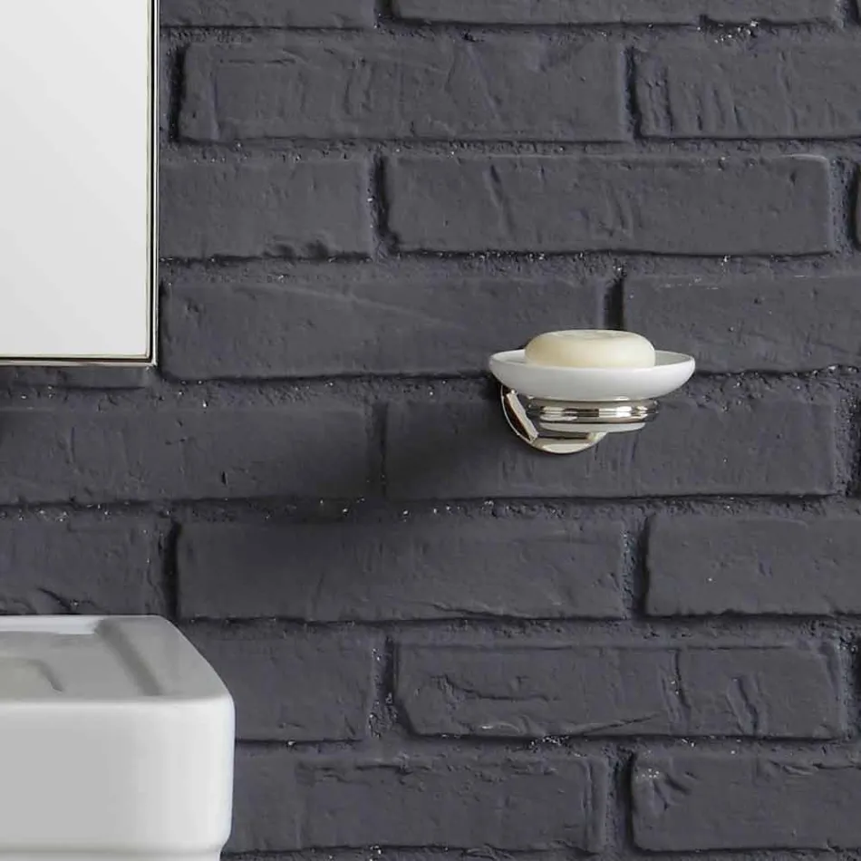 composición de muebles de baño con lavabo estructura metálica de belleza viadurini