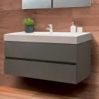 Composición suspendida del baño en Fenix Grey - Becky viadurini