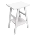 Composición de baño blanca con accesorios de arcilla y espejo - Maryse viadurini