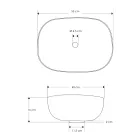 Composición de baño blanca con suelo y accesorios de diseño - Georges viadurini