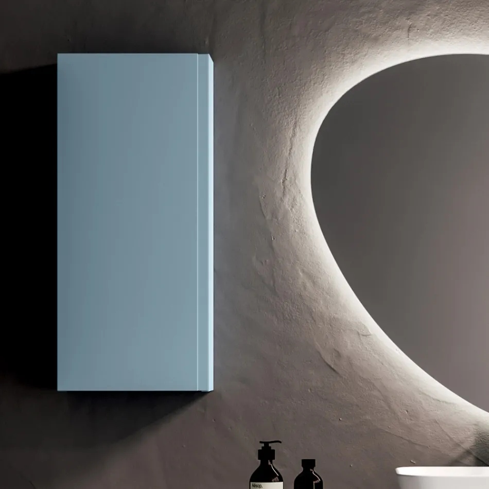 Composición de Baño con 2 Bases con 1 Cajón cada una y Espejo - Titan viadurini