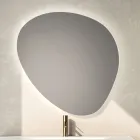 Composición de baño con 2 cajones, 2 compartimentos abiertos y lavabo - Elios viadurini