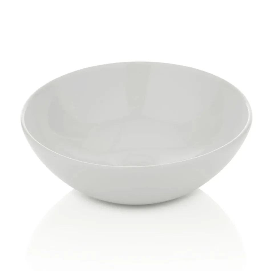 Composición de baño con 4 cajones, 2 lavabos de cerámica y espejo - Titan viadurini