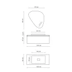 Composición de Baño con Espejo Moderno, Base y Lavabo Made in Italy - Dream viadurini