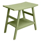 Composición de baño verde con mueble resistente a los arañazos y accesorios - Patryk viadurini