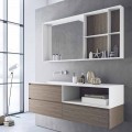 Composición de muebles de baño, diseño moderno y suspendido Made in Italy - Callisi8
