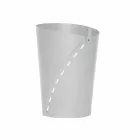 Composición moderna de oficina de cuero regenerado Made in Italy - Meduna viadurini