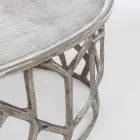 Composición de 2 Mesitas de Aluminio Homemotion - Solomon viadurini