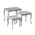 Composición de 3 mesas de centro de diferentes tamaños Made in Italy - Mummu