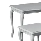 Composición de 3 mesas de centro de diferentes tamaños Made in Italy - Mummu viadurini