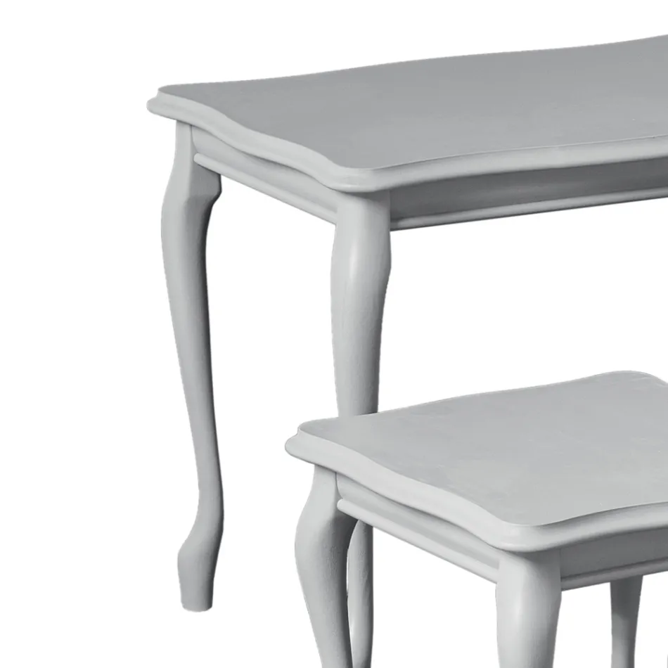 Composición de 3 mesas de centro de diferentes tamaños Made in Italy - Mummu viadurini