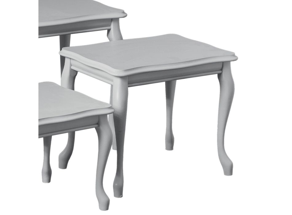 Composición de 3 mesas de centro de diferentes tamaños Made in Italy - Mummu viadurini