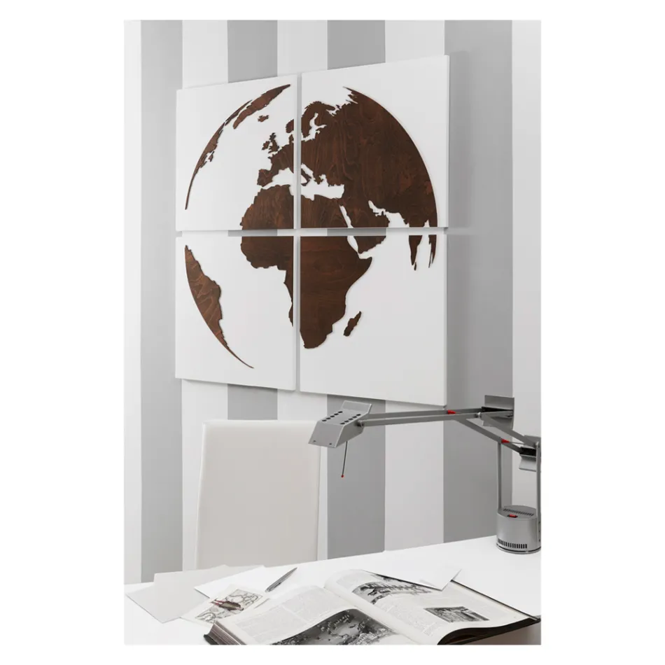 Composición de 4 Paneles Representando el Mundo Made in Italy - Ciro viadurini