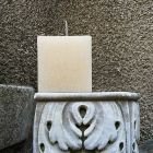 Composición de velas de cera cuadradas Made in Italy, 3 piezas - Mondelle viadurini