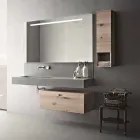 Composición de diseño para baño Mobiliario suspendido moderno Made in Italy - Farart2 viadurini