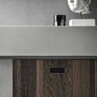 Composición de muebles artesanales para baño de diseño moderno en el suelo - Farart3 viadurini