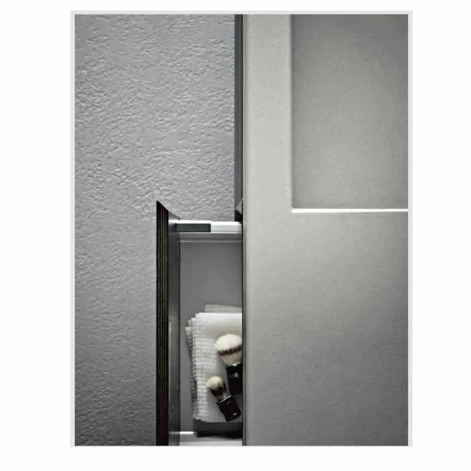 Composición de muebles artesanales para baño de diseño moderno en el suelo - Farart3 viadurini